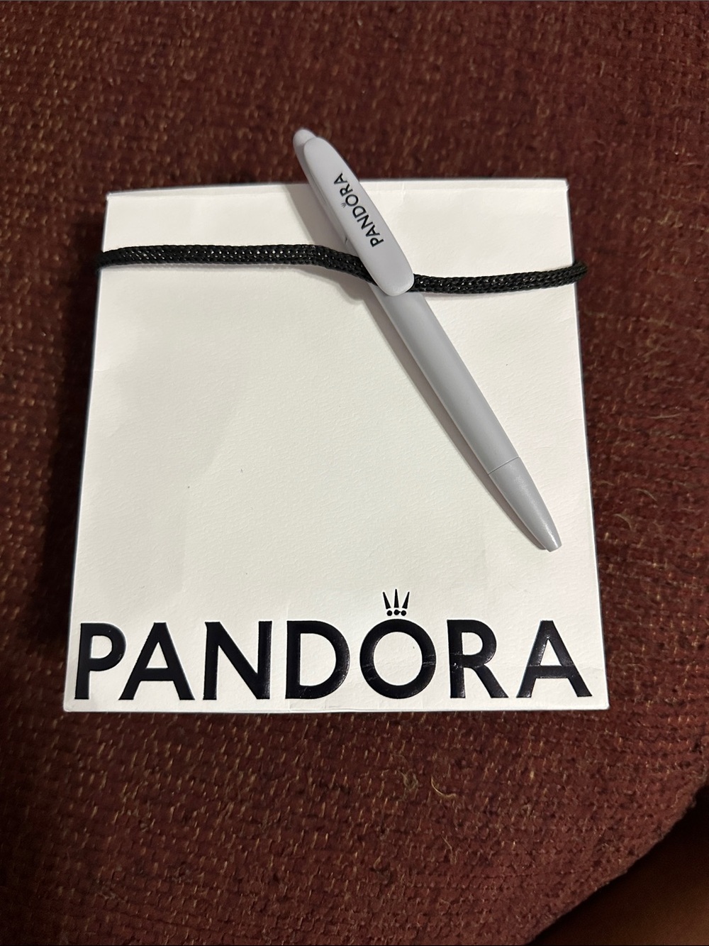 PANDORA light grey authentic pen